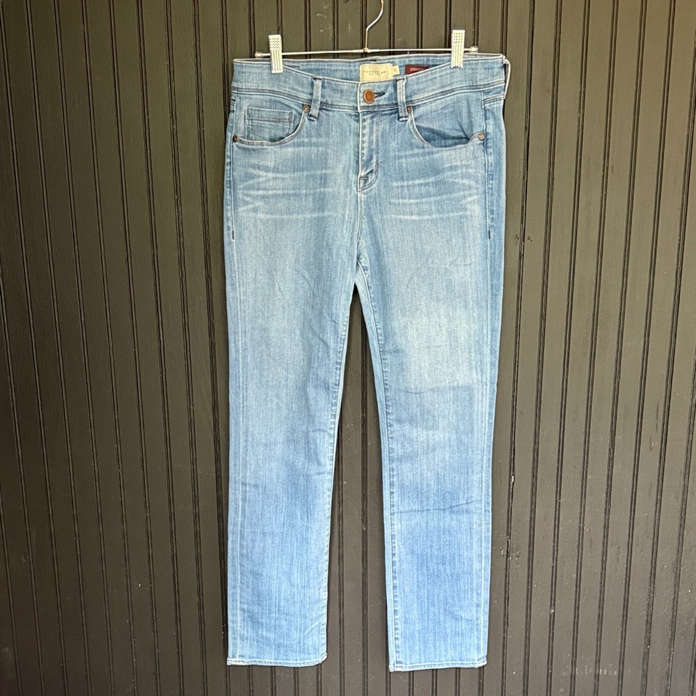 PARKER SMITH Light Blue Straight Leg Jeans